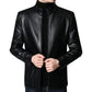 Blouson en Cuir Homme avec Doublure Polaire Chaude - Un Cadeau Parfait pour Lui !