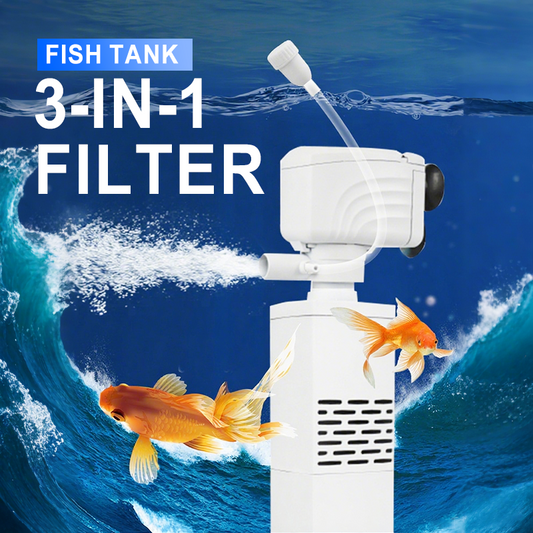 🌊✨Filtre 3 en 1 pour aquarium – filtration, oxygénation et pompage de l'eau🐠