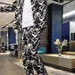 Ensemble veste et pantalon à imprimé floral pour homme