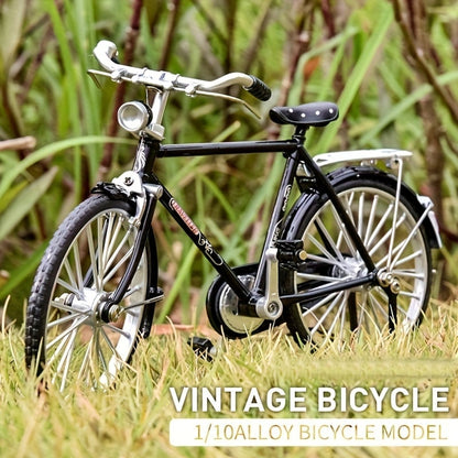 🚲 54% DE RÉDUCTION! ✨ Mini Modèle de Vélo en Alliage DIY – Créatif et Décoratif 🌟