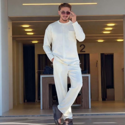 📢📢50% DE RÉDUCTION !!!✨ Ensemble Casual Homme – Doux, Élastique et Prêt pour la Saison !