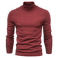 Pull à Col Roulé en Maille en Couleur Unie pour Homme