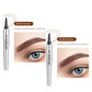 ✨ACHETEZ 1, OBTENEZ 1 GRATUIT ! Crayon à sourcils 3D 4 pointes – Effet microblading naturel, étanche 24h 💄✏️