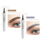 ✨ACHETEZ 1, OBTENEZ 1 GRATUIT ! Crayon à sourcils 3D 4 pointes – Effet microblading naturel, étanche 24h 💄✏️