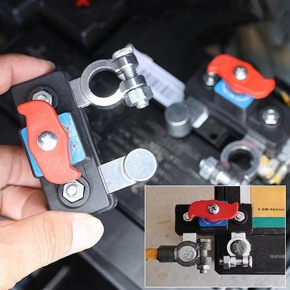 🔥 50% DE RÉDUCTION ! ✨ Interrupteur de Déconnexion Batterie Voiture - 12V-24V Compatible, Coque Ignifuge, Urgence et Maintenance ⚡🚘