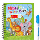 🎨 50% OFF NOW! ✨ Montessori Water Drawing Book - Reusable Pages with Invisible Patterns Revealed by Water Pen for Educational Fun 💦📚
