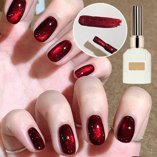 ✨ 44 % de réduction ! Vernis à ongles gel brillant effet œil de chat – Finition magnétique, longue tenue & éclat multidimensionnel 🌟💅