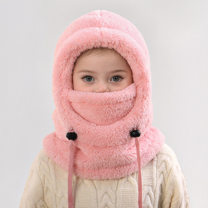 Bonnet d'hiver tout-en-un confortable pour enfants