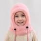 Bonnet d'hiver tout-en-un confortable pour enfants