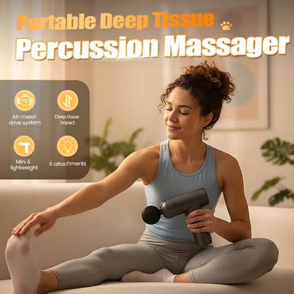 Masseur à percussion portable pour les tissus profonds