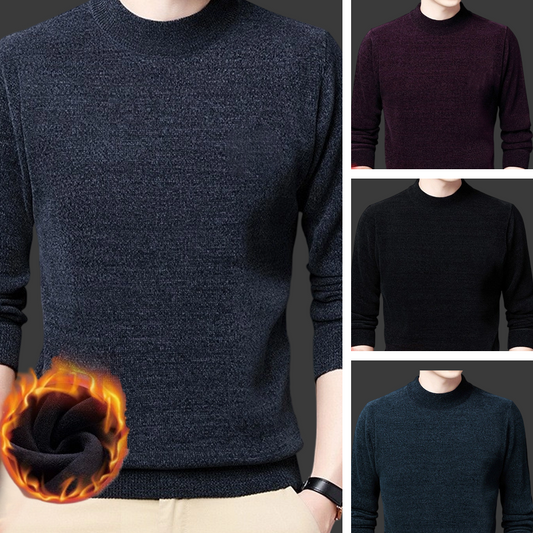 📢📢60 %  RABATT !! ⏰Thermofutter-Pullover mit Stehkragen für Herren