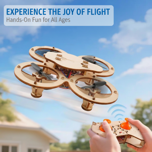 ✈️ 56% DE RÉDUCTION ! Kit de Construction de Drone en Bois DIY pour Enfants – Maintien d’Altitude, Télécommande Stable & Sécurité Renforcée ! 🎁🚁