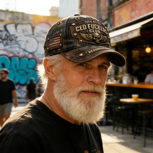 🧢 ACHETEZ 3, OFFERT 1! ✨ Casquette Vintage Old Fuckers Club – Broderie de Qualité, Taille Ajustable & Style Rétro 🔥