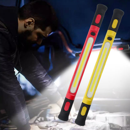 💡Lampe de Travail LED 3000LM – Base Magnétique & Crochet de Suspension, Batterie Rechargeable 5200mAh, Parfaite pour Atelier, Garage et Réparation Auto 🔧⚡