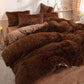 50% de Réduction – Parure de Lit d'Hiver 4 Pièces en Velours Polaire Chaud