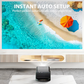 📢📢54% DE RÉDUCTION !! ⏰ Projecteur Full HD avec Mise au Point Automatique Intelligente – Image Ultra-Claire, Correction Trapézoïdale & Haut-Parleurs Intégrés 🏠