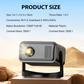 📢📢54% DE RÉDUCTION !! ⏰ Projecteur Full HD avec Mise au Point Automatique Intelligente – Image Ultra-Claire, Correction Trapézoïdale & Haut-Parleurs Intégrés 🏠