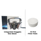 💯Masque à Gaz Double Filtre au Charbon Actif – Protection Anti-Poussière & Gaz Toxiques, Joint Étanche & Lunettes Incluses 🔥🛡️