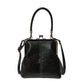 Sac bandoulière femme à fermoir kiss lock avec poignée supérieure