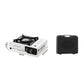 ⛺✨🔥 PROMO -60% ! Réchaud Portable Dual-Fuel – 2900W, Compatible Butane/GPL & Allumage Électronique (Noir/Blanc)