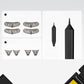 👁️🎀Kit 3 en 1 : eye-liner et tampon pour les cils inférieurs