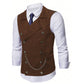 Gilet habillé homme casual rétro coupe slim pour costume ou smoking