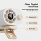 🔥🌬️ PROMO FLASH 50% ! Refroidisseur d'Air Personnel Rechargeable – Clip Ceinture/Sac, 199 Vitesses, Rotation 360°, Technologie Semi-Conducteurs, Moteur 18 000 tr/min Silencieux, Parfait Extérieur & Bureau ✨