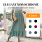 👗50 % de réduction✨Robe longue à col en V avec taille froncée et volants