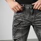 ⏰Offre à durée limitée : 62 % de réduction 📢Jean slim effet vieilli pour homme