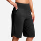 🏆 50 % DE RÉDUCTION EN CE MOMENT ! 💐 Shorts de yoga taille haute pour femmes avec poches