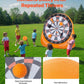 ✨ 50 % de réduction + livraison gratuite 🔥 Cible de fléchettes gonflable en forme de ballon de football, cible géante, livrée avec 2 ballons de football et une pompe à air, s'installe en 3 minutes, idéale pour les grands jeux dans le jardin