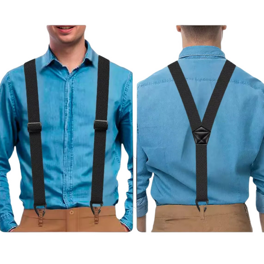 📢🎯50% OFF !! ⏰Bretelles pour homme à dos en X avec crochets🌿