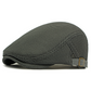 🧢PROMO LIMITÉE 56% DE RÉDUCTION✨Casquette Plate Respirante avec Sangle Réglable – Tissu Mesh, Style Ivy🍂