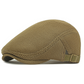 🧢PROMO LIMITÉE 56% DE RÉDUCTION✨Casquette Plate Respirante avec Sangle Réglable – Tissu Mesh, Style Ivy🍂