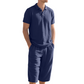 👕 PROMO LIMITÉE 50% DE RÉDUCTION ! 💥 Ensemble Chemise Pantalon Lin Homme – Respirant, Coupe Décontractée, Estival ✨