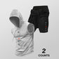 👕🔥 PROMO FLASH 50% ! Ensemble Sport Homme – Sweat Sans Manches & Short Décontracté, Tissu Confortable, Style Streetwear Athlétique ⏰