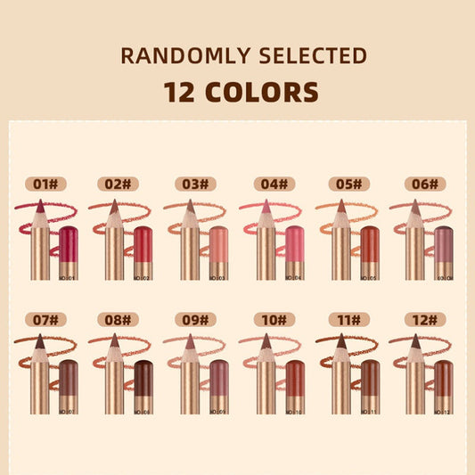 💄 50 % DE RÉDUCTION ! 💋 Coffret de 12 crayons à lèvres anti-bavures – Longue tenue et waterproof – Fini mat et application fluide – Un contour parfait pour tous les looks 💖