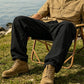 👖🌿 PROMO FLASH 50% ! Pantalon Cargo Homme Coton & Lin – Coupe Loose, Respirant, Poches Multiples, Taille Cordon, 6 Couleurs, 6 Tailles, Parfait Été 🍃