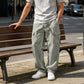 👖🌿 PROMO FLASH 50% ! Pantalon Cargo Homme Coton & Lin – Coupe Loose, Respirant, Poches Multiples, Taille Cordon, 6 Couleurs, 6 Tailles, Parfait Été 🍃