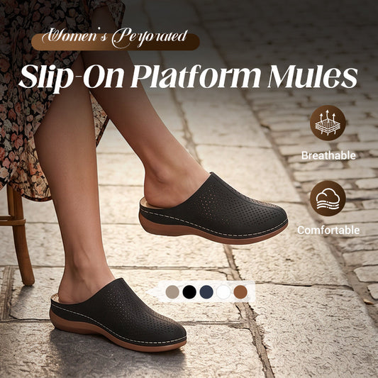 💐🌸 PROMO FLASH 50% ! Mules Femme à Enfiler – Semelle Souple, Confort Ultime au Quotidien, Entrée/Sortie Facile, Style Décontracté & Polyvalent 🦶