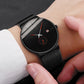 ⌚PROMO LIMITÉE -50%✨Montre Homme Minimaliste – Quartz, Acier Inoxydable, Étanche 30m, Verre Minéral, 40mm, 72g