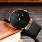 ⌚PROMO LIMITÉE -50%✨Montre Homme Minimaliste – Quartz, Acier Inoxydable, Étanche 30m, Verre Minéral, 40mm, 72g