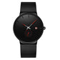 ⌚PROMO LIMITÉE -50%✨Montre Homme Minimaliste – Quartz, Acier Inoxydable, Étanche 30m, Verre Minéral, 40mm, 72g