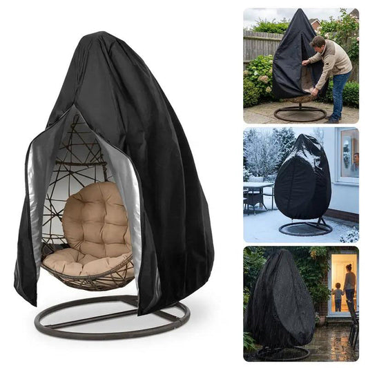 💐 PROMO EXCEPTIONNELLE -50% ! Housse Imperméable pour Chaise-Œuf – Tissu Oxford Résistant aux UV, Doublure Respirante 🪑☀️ 【Qualité Premium】