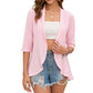 🧥 LIMITÉ : 50% DE RÉDUCTION ! ✨ Cardigan Léger à Œillets – Maille Ajourée, Vaporeux, Été ☀️