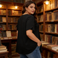 👚 56% DE RÉDUCTION ✨ T-shirt femme à plis devant & manches bouffantes – Doux, respirant & élégant – Parfait pour le bureau, le brunch ou les journées de printemps 🌸