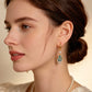 💎 50% DE RÉDUCTION ⏰ Boucles d'oreilles créoles pendantes bleu ciel – Légères, brillantes & faciles à porter – parfaites pour une touche de couleur au quotidien ou pour les soirées estivales 🌊