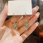 💎 50% DE RÉDUCTION ⏰ Boucles d'oreilles créoles pendantes bleu ciel – Légères, brillantes & faciles à porter – parfaites pour une touche de couleur au quotidien ou pour les soirées estivales 🌊
