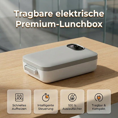 🍱 PROMO LIMITÉE 50% DE RÉDUCTION ! ✨ Boîte à Lunch Électrique Portable Auto-Chauffante – 7200mAh, Sans Eau, Inox 304 🔋