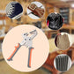 📢🔧 PROMO -52% ! Pinces à Œillets pour Bâches – 220 mm, Diam. Perforation 16/10,5 mm, 0,6 kg⏰